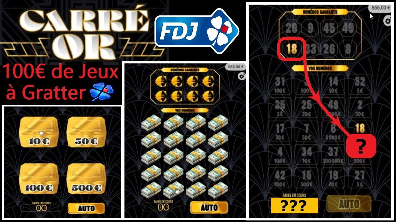 🤑 1000€ de Tickets de jeux à gratter Cash 💸 NOUVEAUX CASH 2022 💰 GROS  GAIN GAGNANT ? 