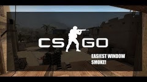 Easy CSGO Mirage Window Smoke From T Spawn 64 Tick