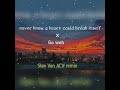 never knew a heart could break itself  X Go weh [Stev Ven ACV remix]🇵🇬