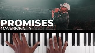 How To Play "PROMISES" By Maverick City | Piano Tutorial (Gospel CCM)