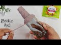 Easy Glass Bottle Art | Reuse Bottle Craft Ideas | Rose Decoration