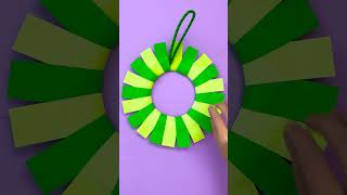 Easy Christmas Wreath From Paper