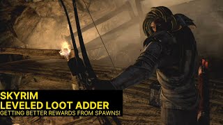 Skyrim Mod Showcase Leveled Loot Adder