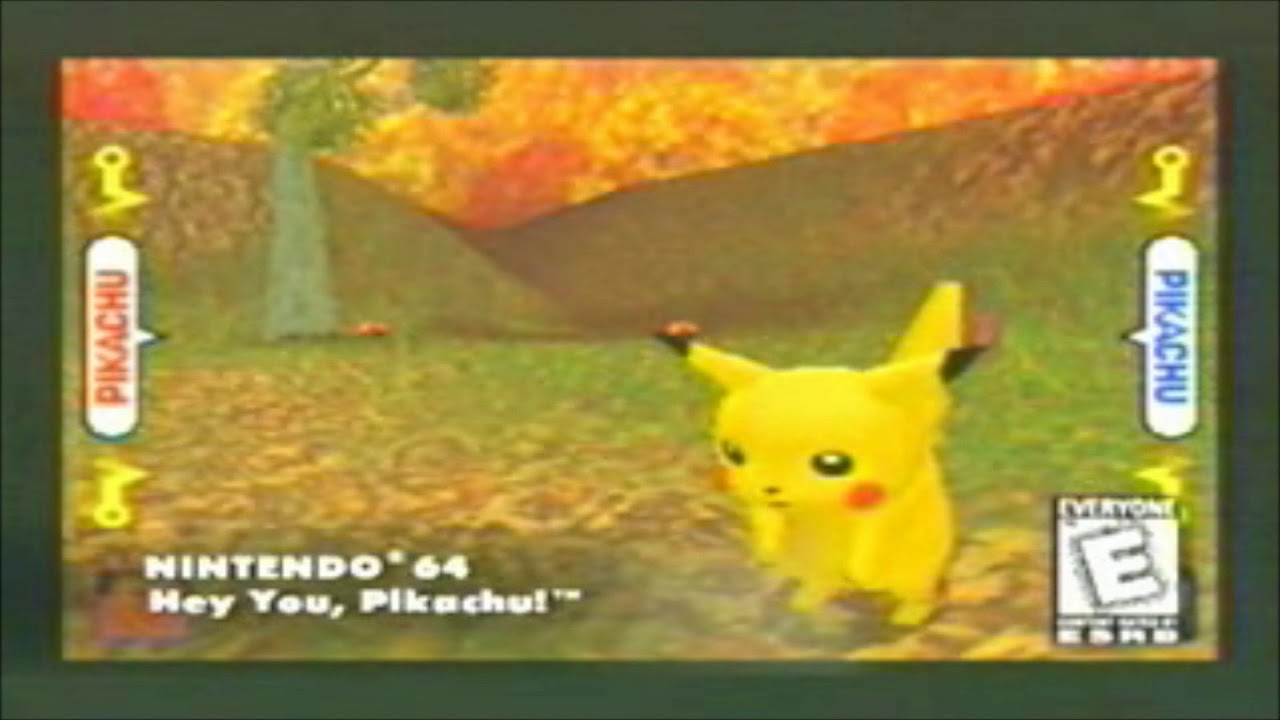 N64 Hey You Pikachu Trailer Youtube