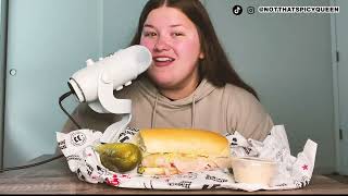 ASMR Turkey Tom from Jimmy Johns - ASMR PROMO EATING SOUNDS GIRLS