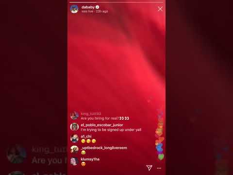 DABABY x JCOLE? Da baby says he has a new song with the GOAT🤫