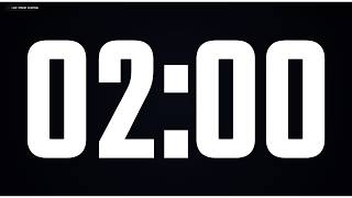 2 min Timer - 2 Minutes Countdown - 120 Seconds