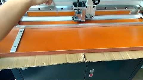Manual V type cardboard grooving machine