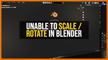 CANNOT ROTATE OR SCALE IN OBJECT MODE FIXED! - Blender Tutorial