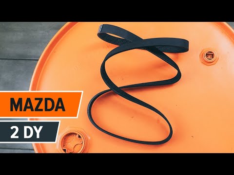 Comment Remplacer Des Courroie Trapézoïdale à Nervures D'alternateur Sur Une MAZDA 2 DY
