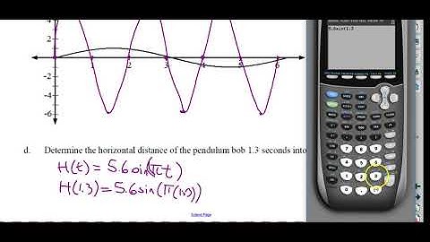 Applications of Sinusoidal Functions Part I