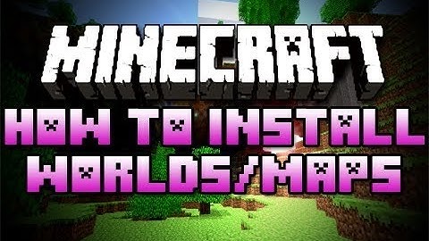 How to install Minecraft Map! (For Mac Only!)
