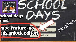 School days mod (unlock editor no ads) screenshot 3