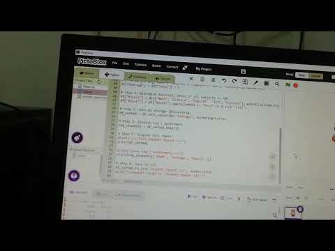 Students Performance Data Analysis | Python Editor | Pictoblox