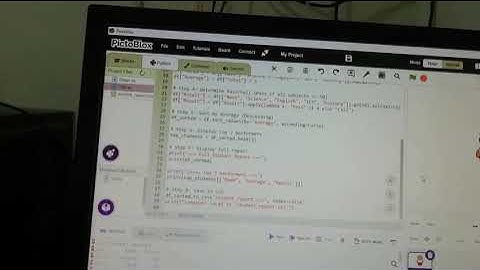 Students Performance Data Analysis | Python Editor | Pictoblox