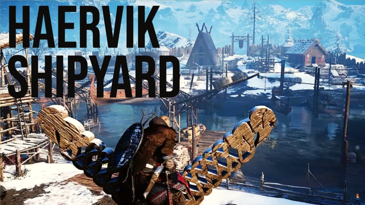 ASSASSIN'S CREED VALHALLA - Haervik Shipyard + Gear Chest Loot | Enemy Camp Guide | Story Gameplay