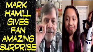 Mark Hamill surprised fan who has an R2D2 inspired bionic Hero Arm
