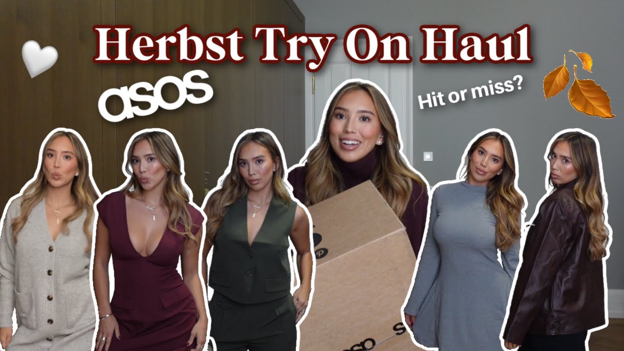 Asos TRY ON Haul for FALL | Herbst Fashion 2024 | Adorable Caro