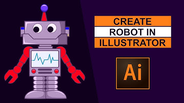Adobe Illustrator Tutorial How to create ROBOT THEME vector image jpg