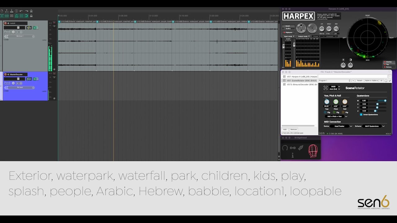 Ambisonic Playgrounds And Parks Park Sound Effects Library