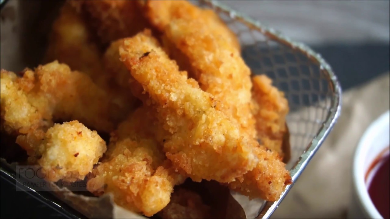 Crispy Chicken Fries Crispy Chicken Fingers Recipe YouTube