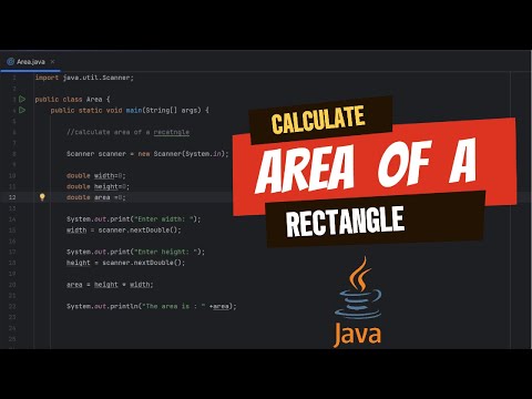 How to calculate Area of a Rectangle in Java?(2025)