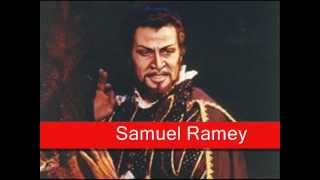 Samuel Ramey: Boito - Mefistofele, 'Son lo spirito'