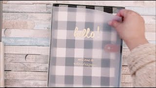 Blitsy Haul Unboxing Holiday Special Websters Pages A5 Composition Planner
