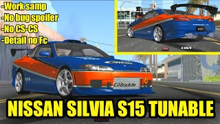 MOD NISSAN SILVIA S15 TUNABLE NO BUG SPOILER!! GTA SA ANDROID