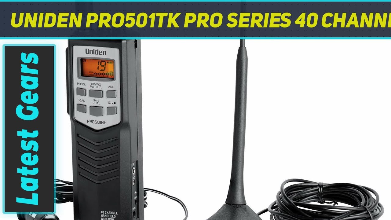 Uniden PRO501TK Pro Series 40 Channel Portable Review 2023 YouTube