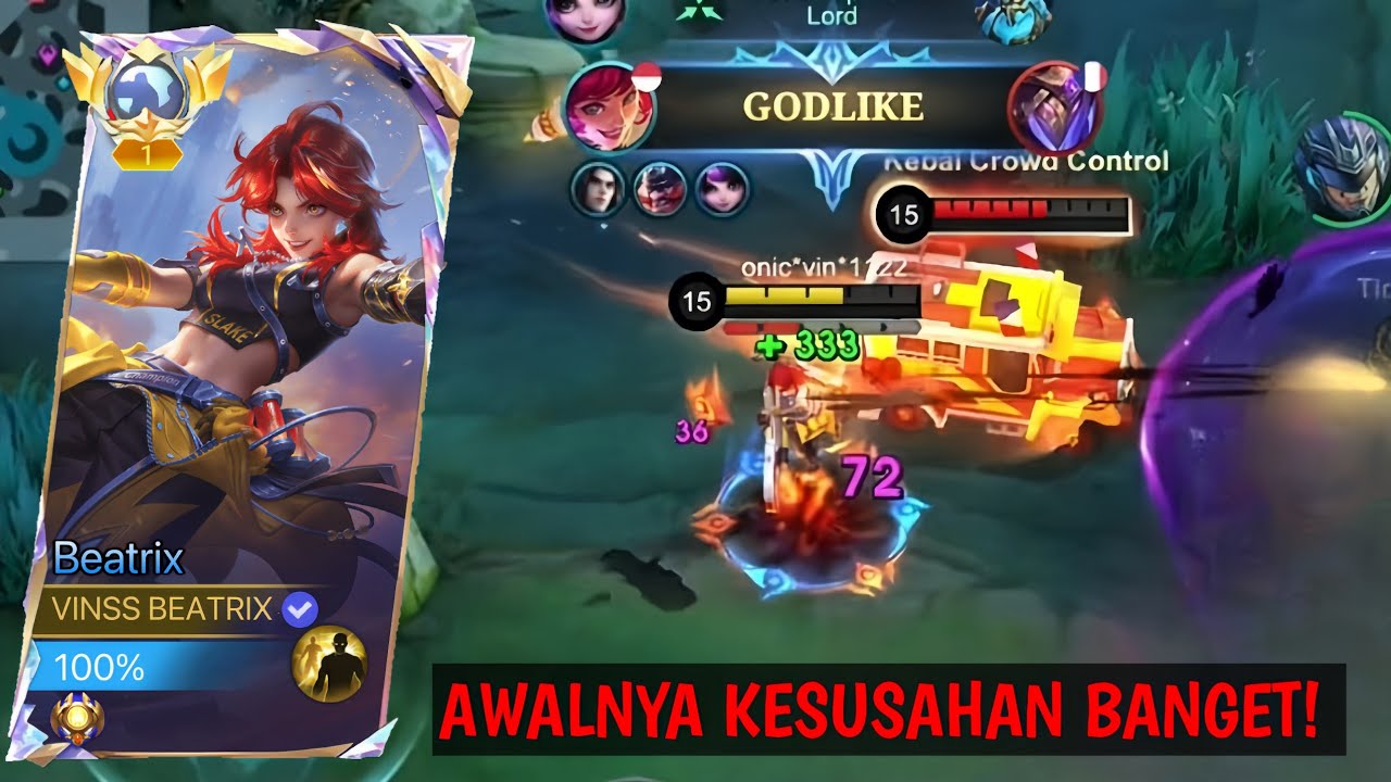 Akhirnya Aku Kembali Menjadi Top Global Beatrix! Langsung Hardgame Cuy!