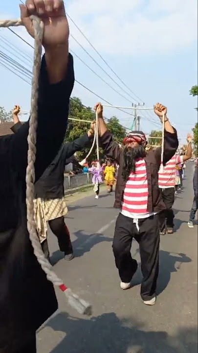 tari warok kesenian reog ponorogo #karnaval #17agustus #pawai #kesenian #shorts