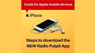 The NEW Radio Pulpit App for iphone screenshot 1