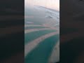 Полет над пальмой в Дубае.