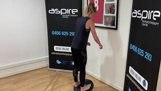 Wobble Board- 2 Feet- Forward/Back Tilting
