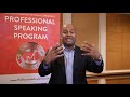 The Three Milestones In Your Public Speaking Journey | Professional Speaking Program