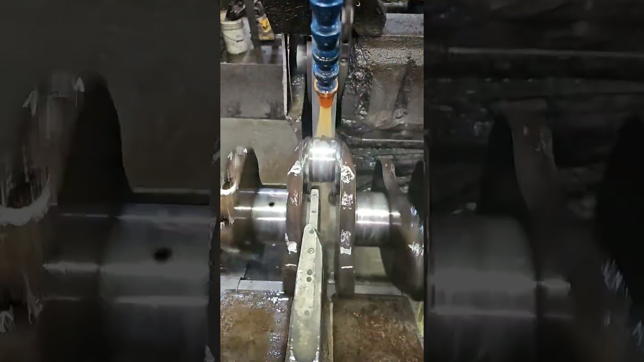Adding stroke to a T427 Continental crankshaft tractor pulling pt 1