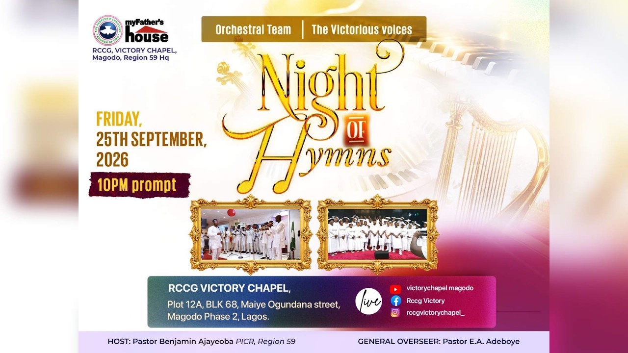 NIGHT OF HYMNS: 25-09-2026