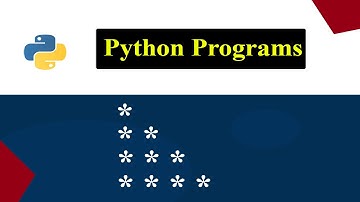 Printing Stars "*" in Right Triangle Shape | Python Pattern Program