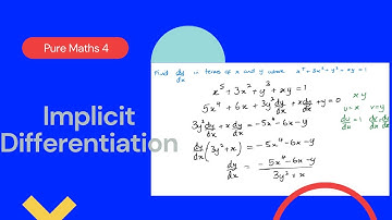 Impliciete differentiatie (Edexcel IAL P4 5.2)