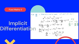 Implicit Differentiation (Edexcel IAL P4 5.2)