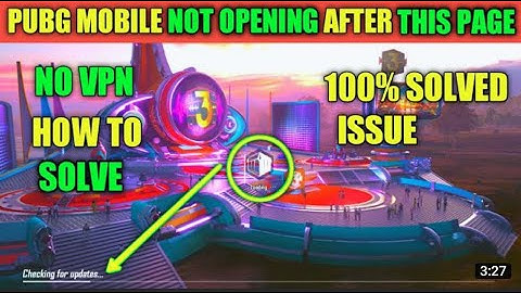 PUBG MOBILE CHECKING FOR UPDATES PROBLEM 💯 SOLVE. CHECKING FOR UPDATES FIX PROBLEM NETWORK FIX