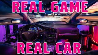 Simulator with real car parts
