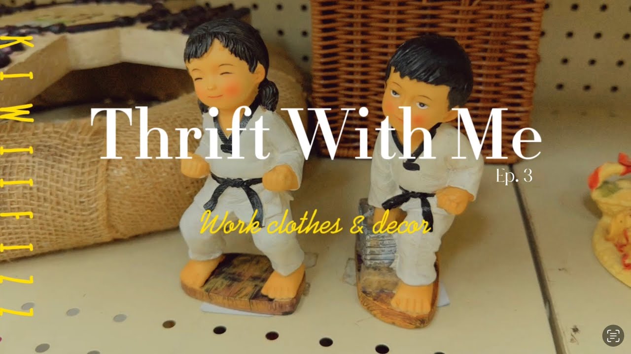 thrift with me for work clothes and home decor | try on