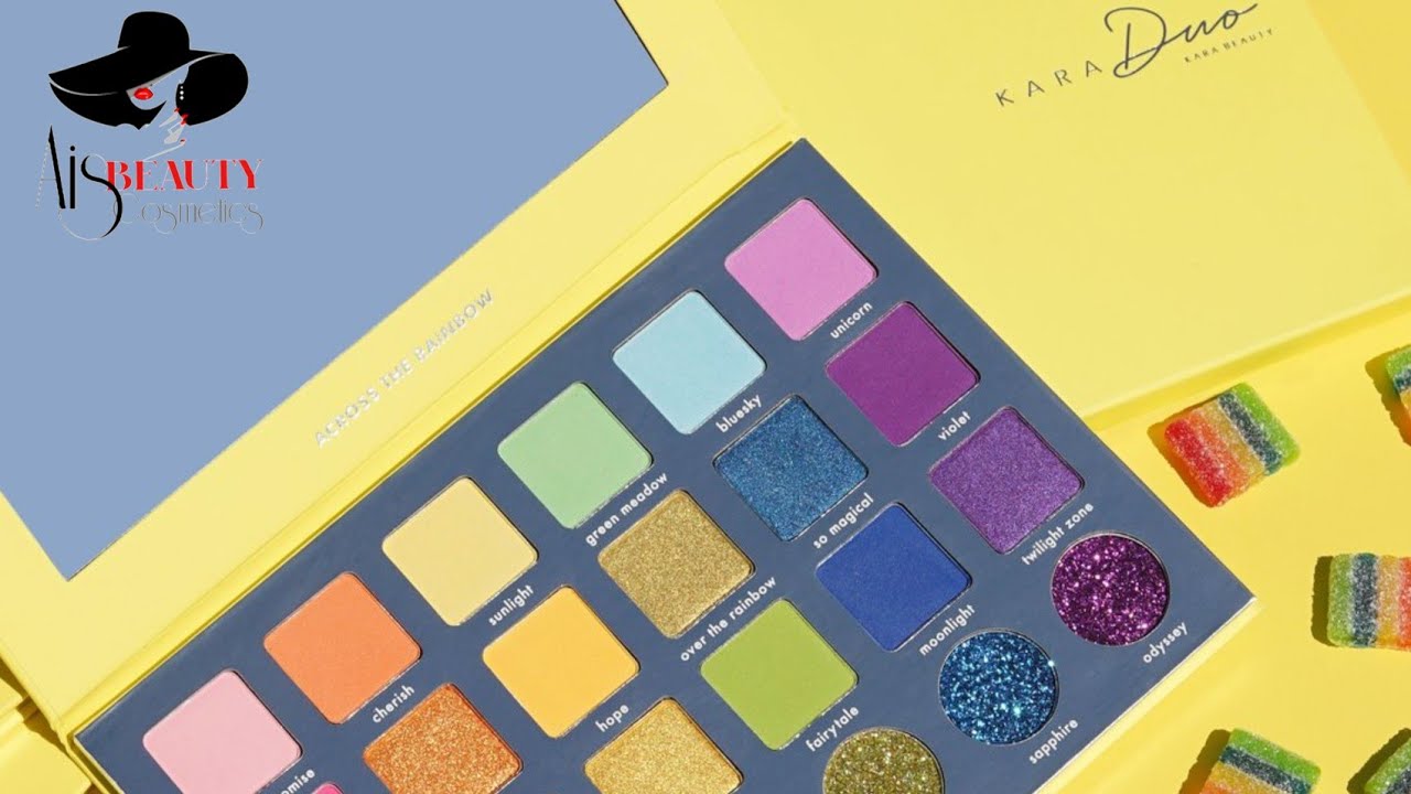 Paleta De Sombras Across The Rainbow Kara Beauty Youtube