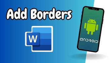 How to Add Borders in MS Word Mobile (Android & iOS) | Step-by-Step Guide