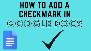 How to Add a Checkmark in Google Docs