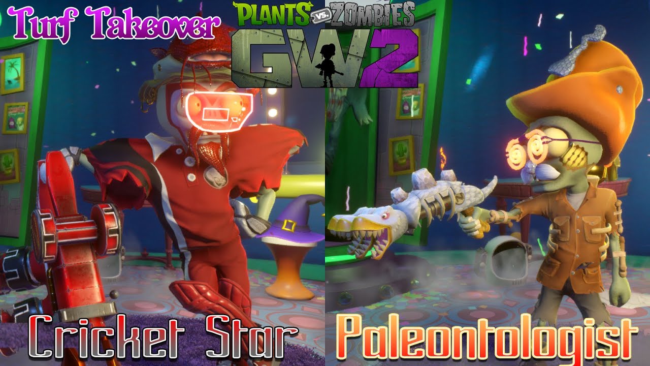 Plants vs. Zombies Garden Warfare 2 - Turf Takeover with Paleontologist ...