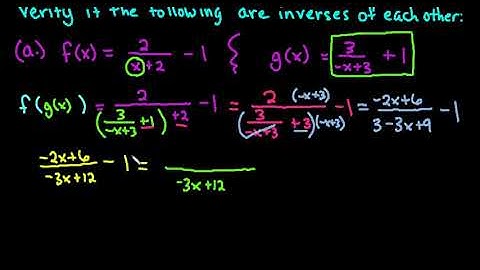Verify if Functions are Inverses of Each Other