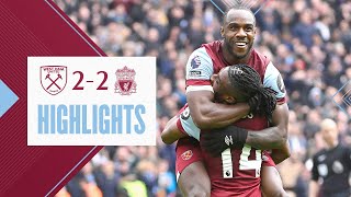 Video highlights for West Ham 2-2 Liverpool